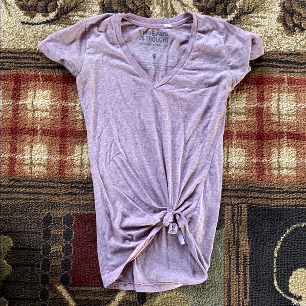 A Thread 4 Thought v-neck tee
